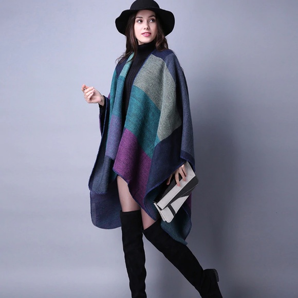 Pashmina Scotland®️  Cashmere Ponchos - Picture 2 of 3